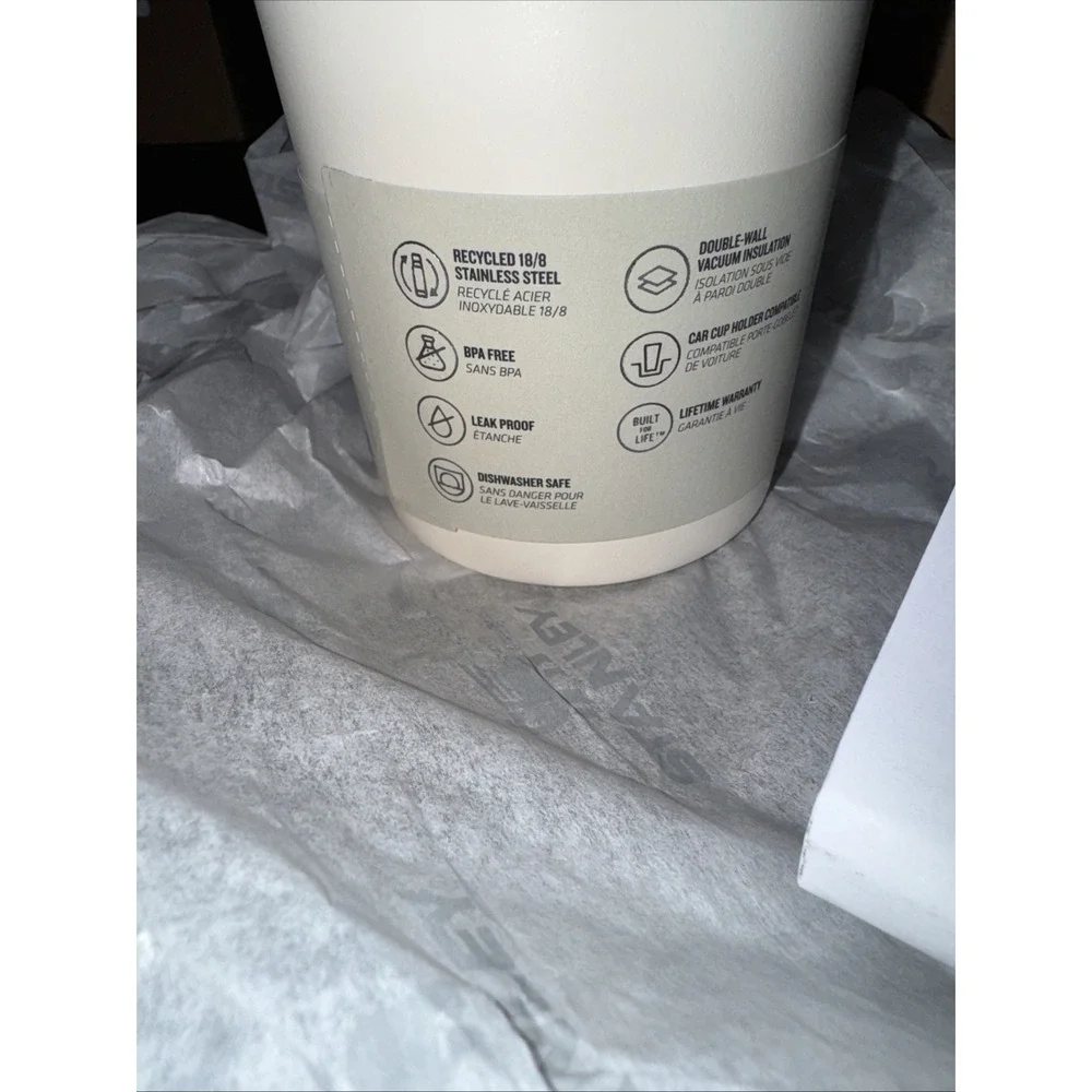 Stanley Cream Co40 oz Stainless Steel Quencher Pro Tour Tumbler- New With Tags - Picture 6 of 7